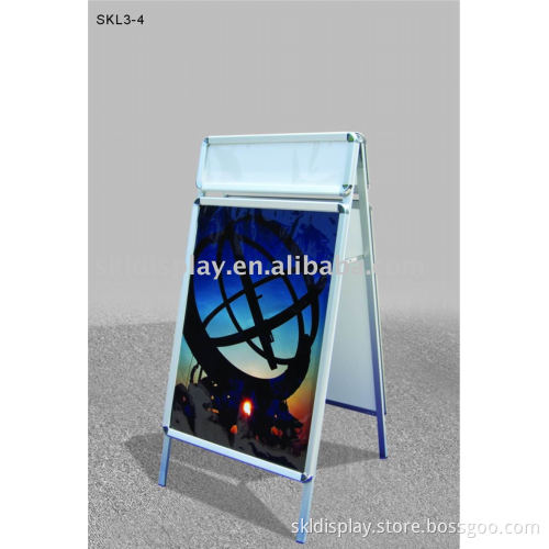 Double header A Board, poster stand